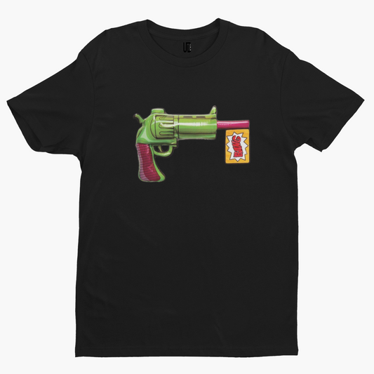 Gun Bang T-Shirt -Comedy Funny Gift Film Movie TV Novelty Cartoon Grenade