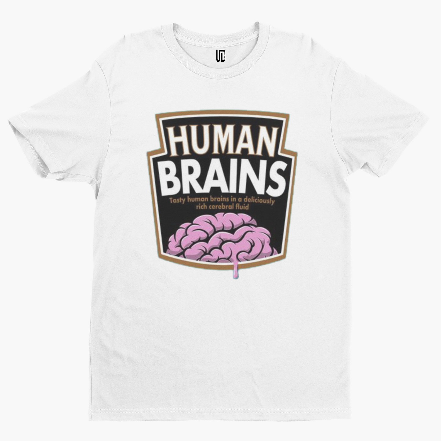 Human Brains Can T-Shirt - Xmas Funny Beans Comedy Retro UK Warhol Parody