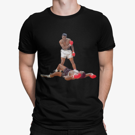 Muhammed Ali Knockout T-Shirt - Cassius Clay Boxing Sport Retro Design Cool