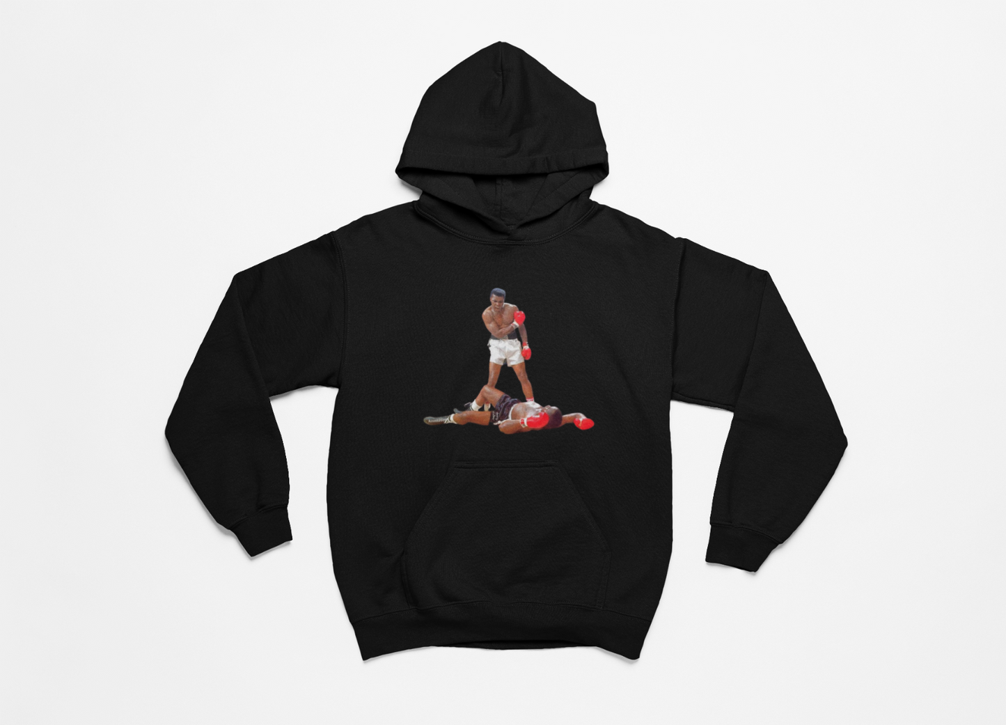 Muhammed Ali Knockout Hoodie - Cassius Clay Boxing Sport Retro Design Cool