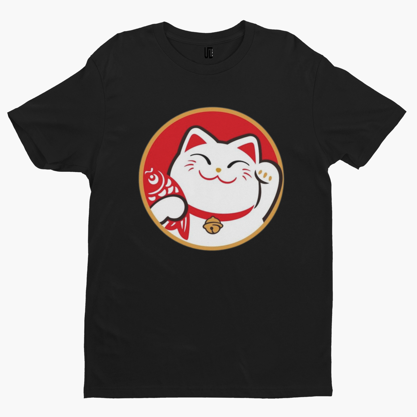 Lucky Cat T-Shirt - Cartoon Tee TV Film Anime Retro Manga Japanese Tokyo