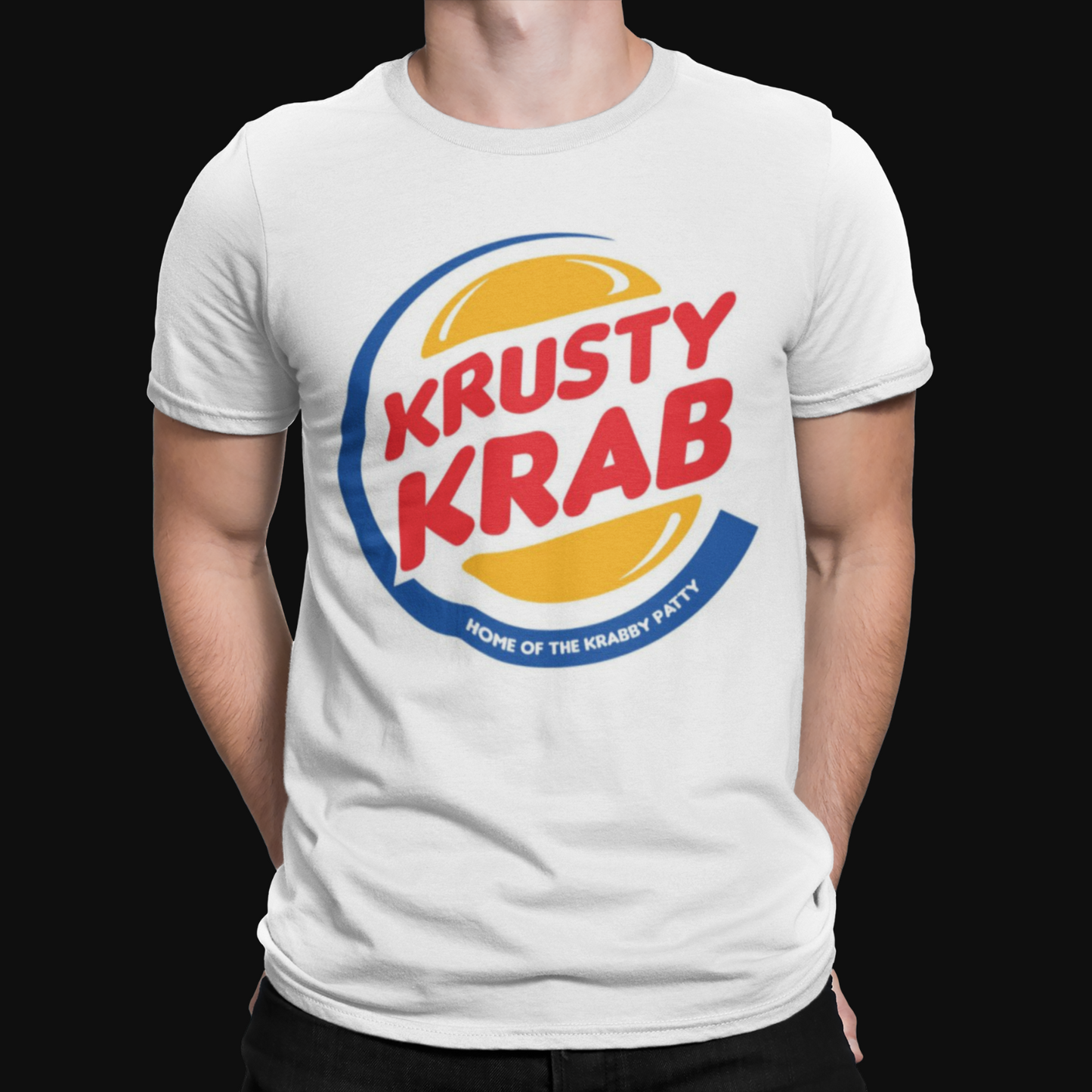 Krusty Krab T-Shirt - Spongebob - Retro -Funny -TV- American-Cartoon-Burger King