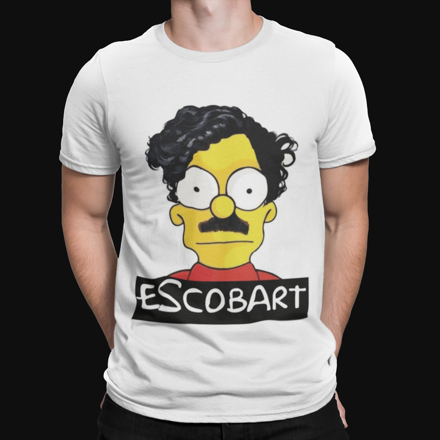 Escobart T-Shirt - Cartoon Funny Escobar Drugs Drug Lord Retro Gift Cool Narcos