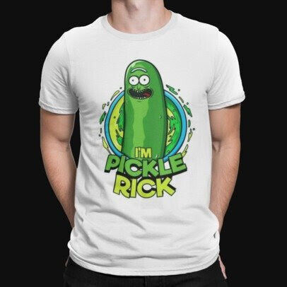 I'm Pickle Rick T-Shirt - TV- Retro - Funny - Hipster - Rick And Morty - Sci Fi