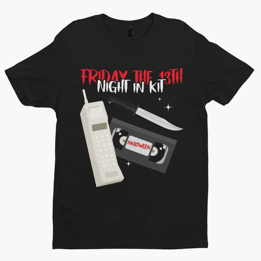 Friday 13th Kit T-Shirt - Retro Film Movie Horror Halloween Scream Myers