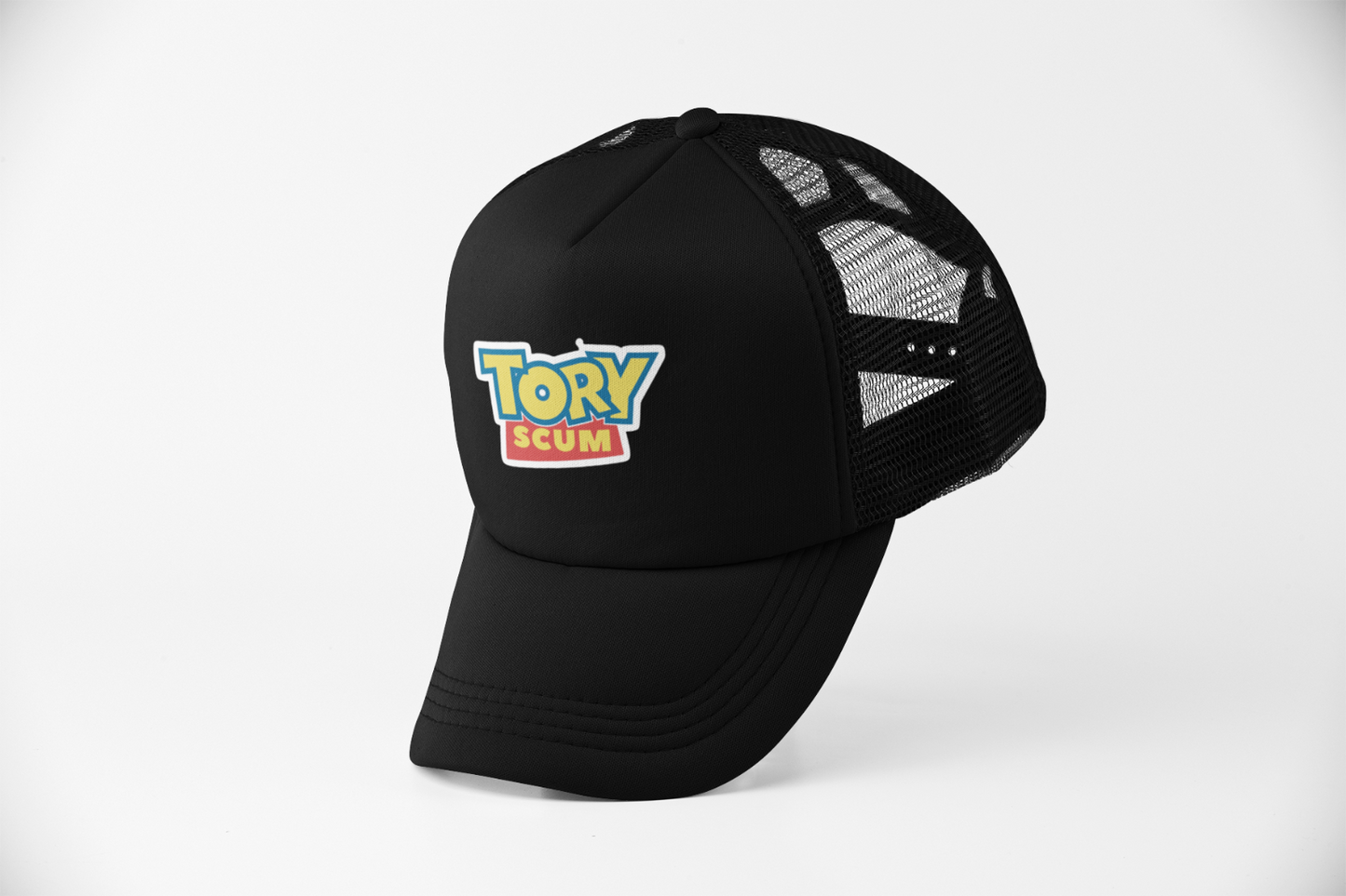 Tory Scum Cap - Music Festival UK Mens Baseball Hat Bucket Politics Film TV Toy