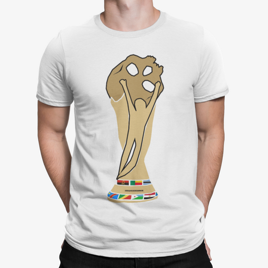 Skull Cup T-Shirt - Human Rights Worker Football Soccer Retro  Classic World Cup