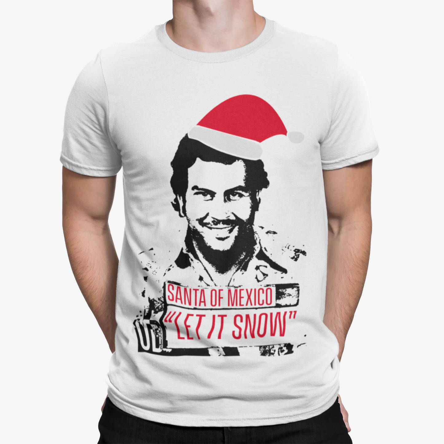 Escobar Santa of Mexico T-Shirt - Xmas Christmas Film Funny TV Comedy Retro UK