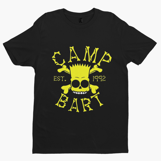 Camp Bart T-Shirt -Comedy Funny Gift Film Movie TV Novelty Adult