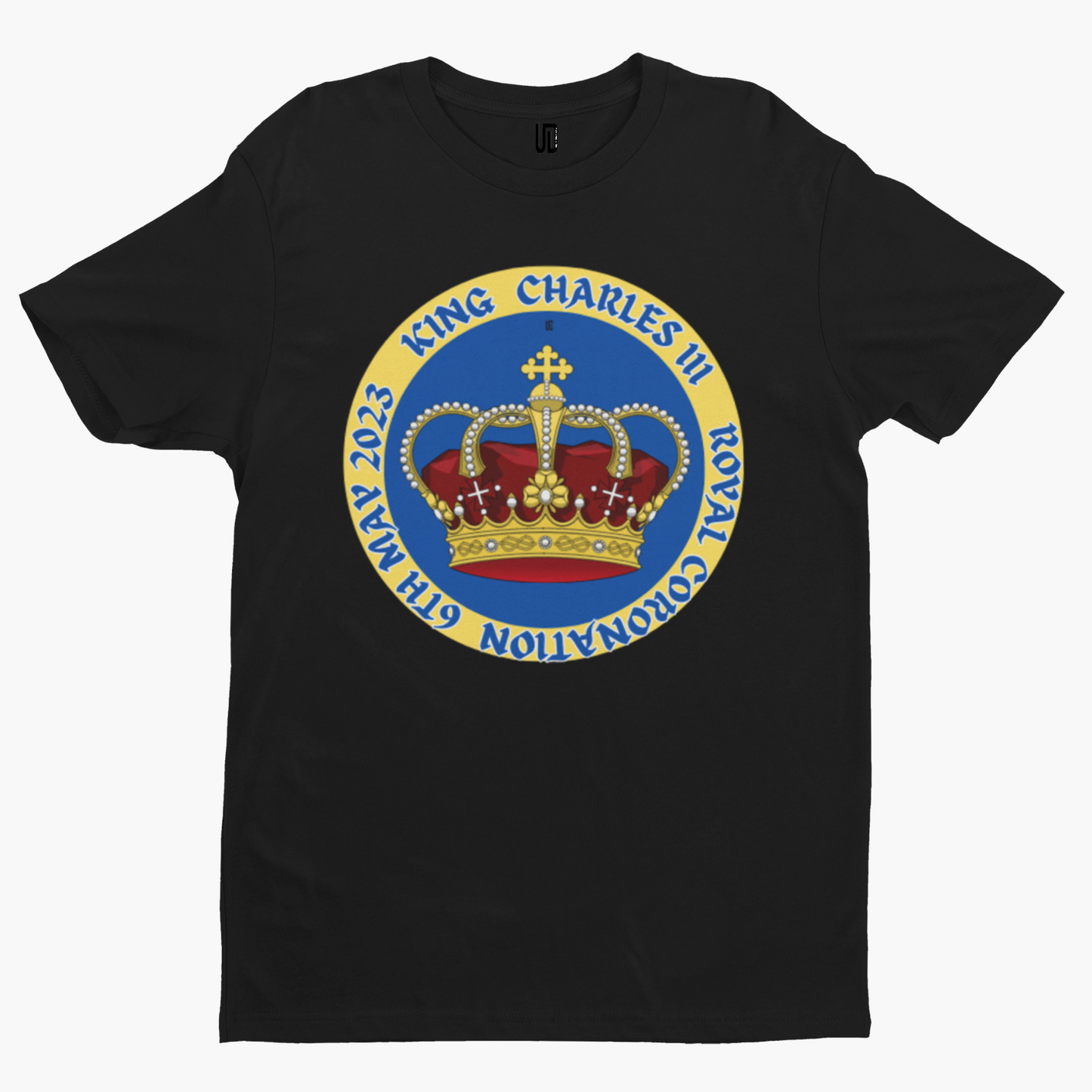 Coronation Badge T-Shirt - Funny Coronation King Charles Royal Union Crown