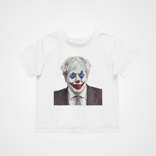 Boris Clown T-Shirt - Cool Retro Casual Hipster Kids Children Politics