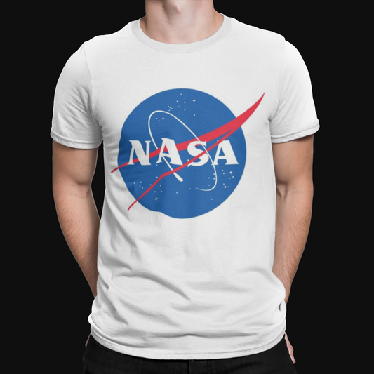 NASA logo T-Shirt - Cool - America - Science - Geek - Big Bang -Space Musk Tesla