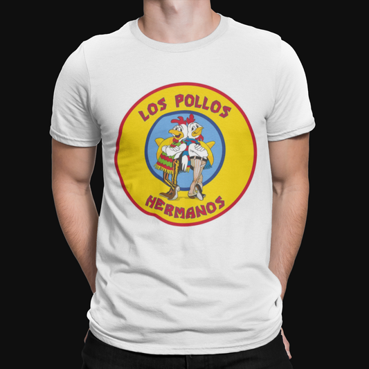 Los Pollos Hermanos T-Shirt - Breaking Bad - Retro -Action -TV- American