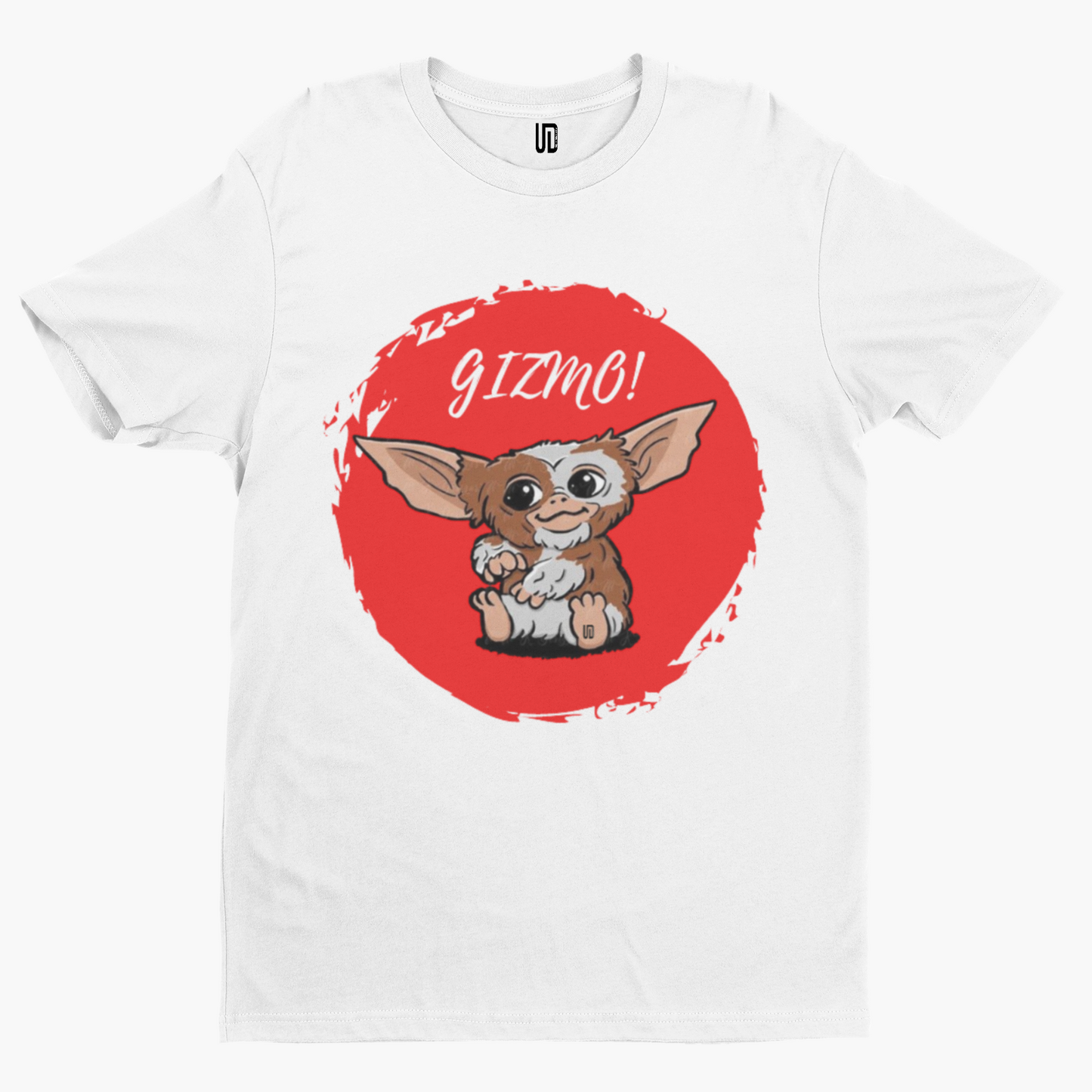 Gizmo Round T-Shirt - Halloween Horror Film TV Retro Novelty Gremlins