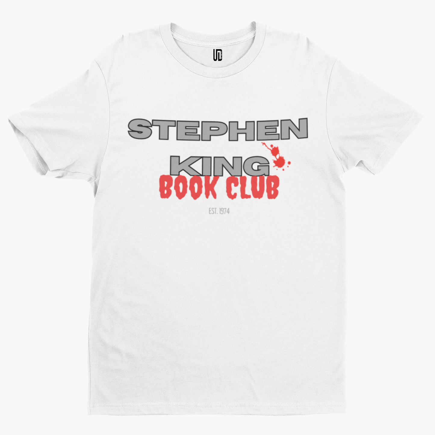 Stephen King Book Club T-Shirt - Retro Film Movie Cool Horror Halloween Author