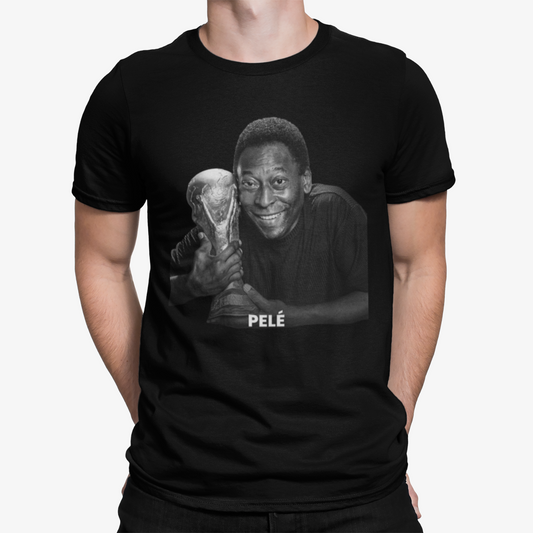Pele BW T-Shirt - Football Soccer Retro Classic World Cup RIP