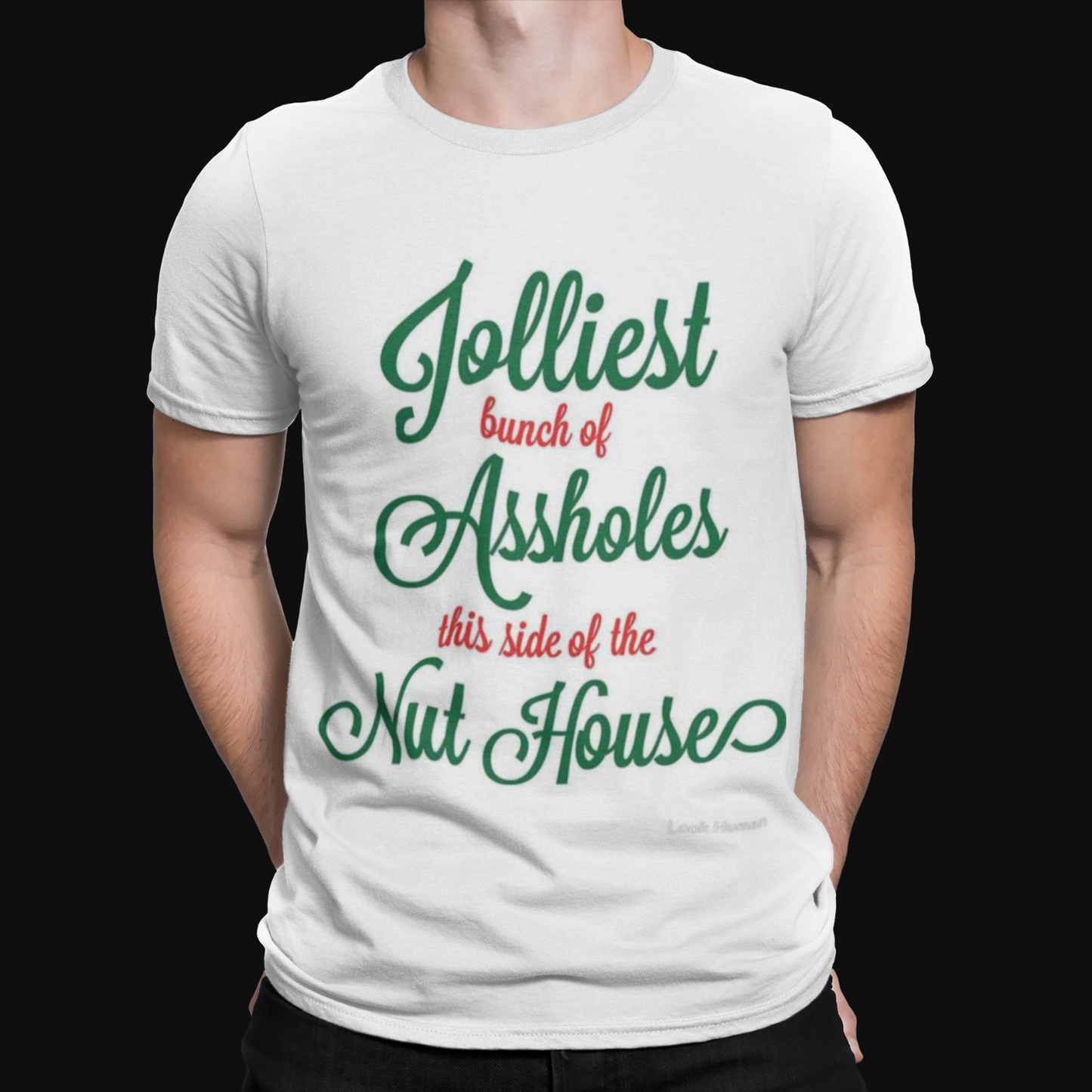 Jolliest Christmas T-Shirt - Assholes Funny Comedy Cool Xmas Festive Retro Cool