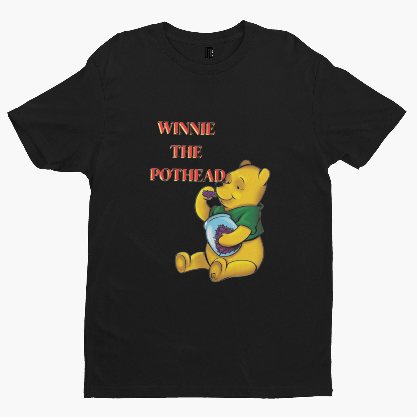 Winnie The Pothead T-Shirt -High Cartoon Film TV Stoner Funny Star Alien Movie