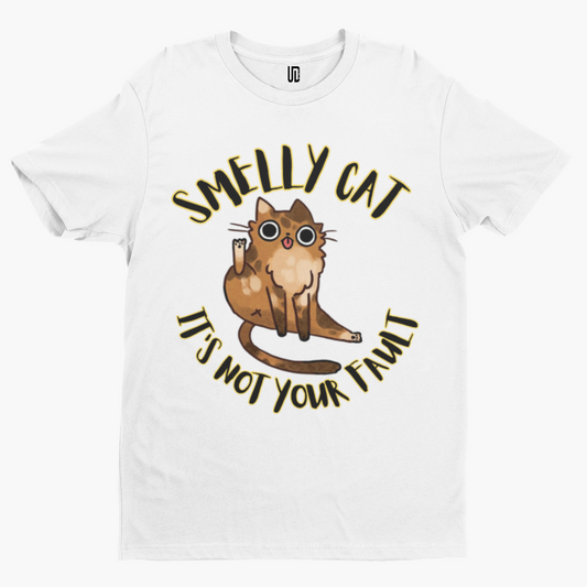 Smelly Cat T-Shirt -Comedy Funny Gift Film Movie TV Novelty Adult Cartoon