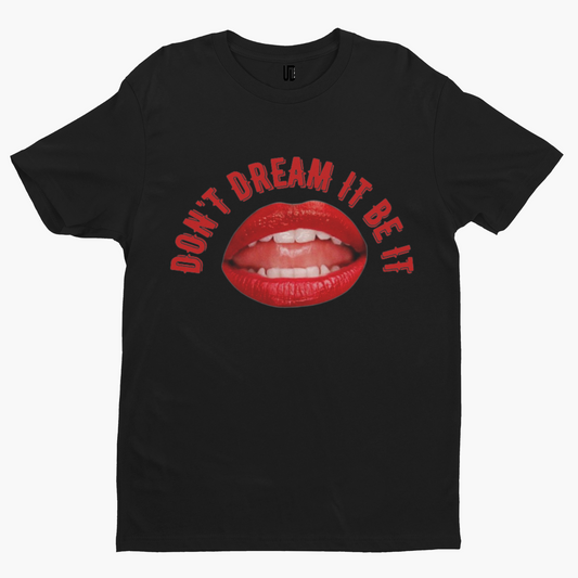 Rocky Horror Be It Lips T-Shirt - Picture Show Movie Retro Film 80s Halloween UK