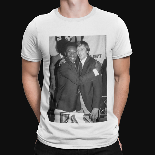 Pele Cruyff T-Shirt - Sport - Football - Retro - World Cup Icon- Funny - Design