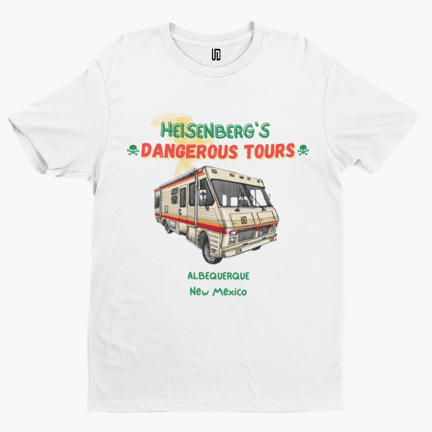 Heisenberg's Dangerous Tours T-Shirt -Comedy Funny Film Movie TV Breaking Bad