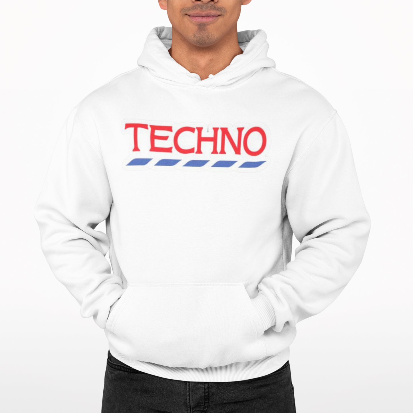 Techno Tesco Hoodie - Retro - Trippy - Festival - Rave - Music - Drugs