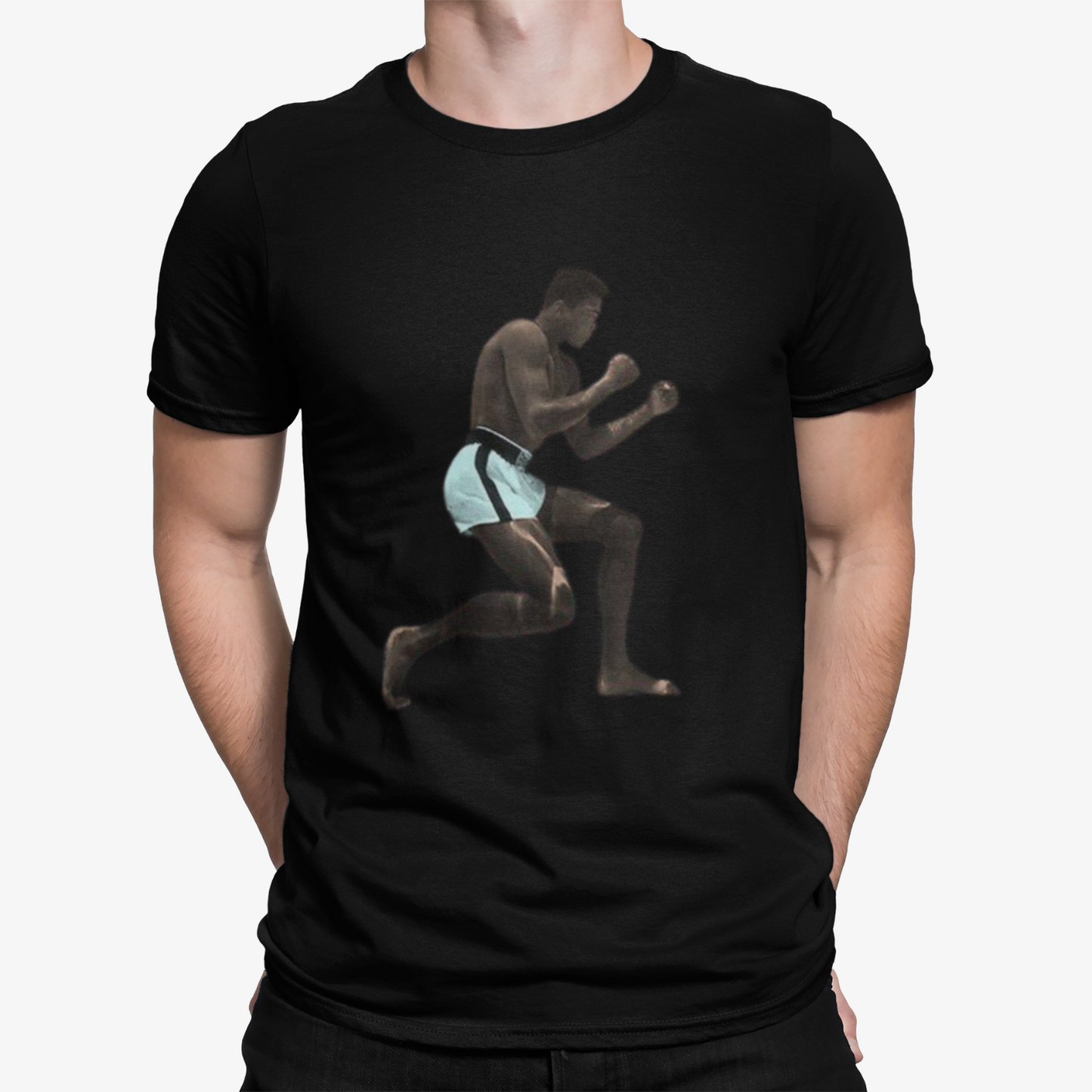 Muhammed Ali Underwater T-Shirt - Cassius Clay - Boxing - Sport - Retro - Design