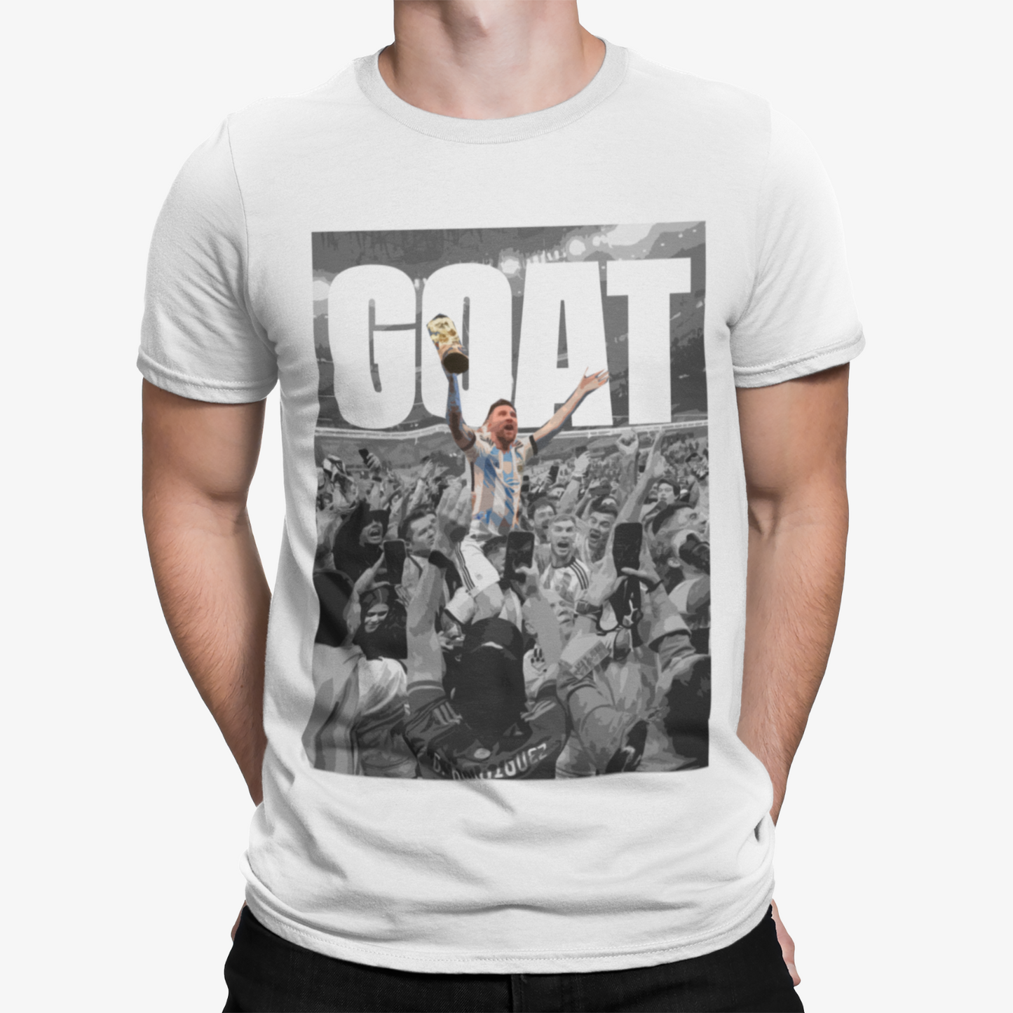 Leo Goat T-Shirt - Football Sport Argentina Diego Legend World Cup Messi