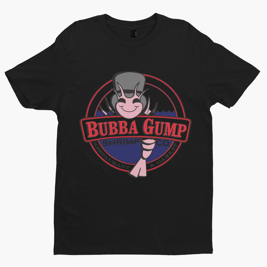Bubba Gump Shrimp T-Shirt - Retro Film TV Movie 80s Cool Gift Action Forest