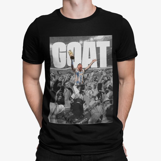 Leo Goat T-Shirt - Football Sport Argentina Diego Legend World Cup Messi