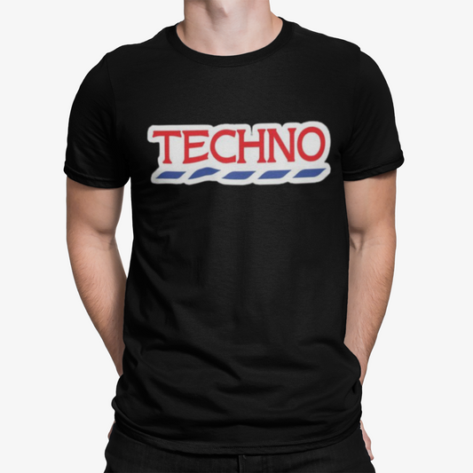 Techno Tesco T-Shirt - Retro - Trippy - Festival - Rave - Music - Drugs