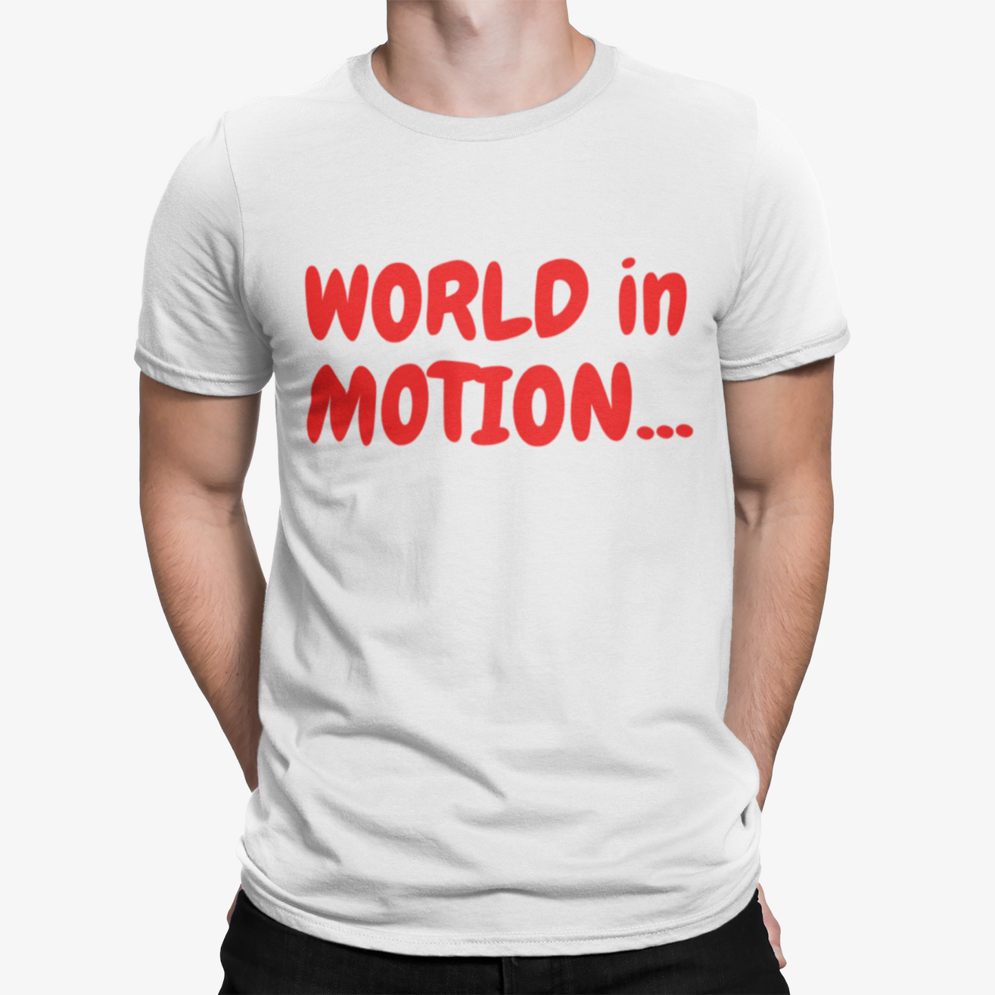 World In Motion T-Shirt - England Cool Football Soccer Retro World Cup