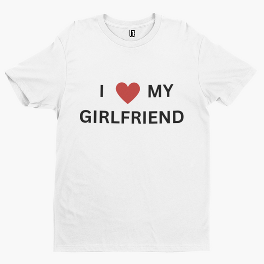 I Love My Girlfriend T-Shirt - Funny Cool Comedy Cartoon Art Anti Valentines Day
