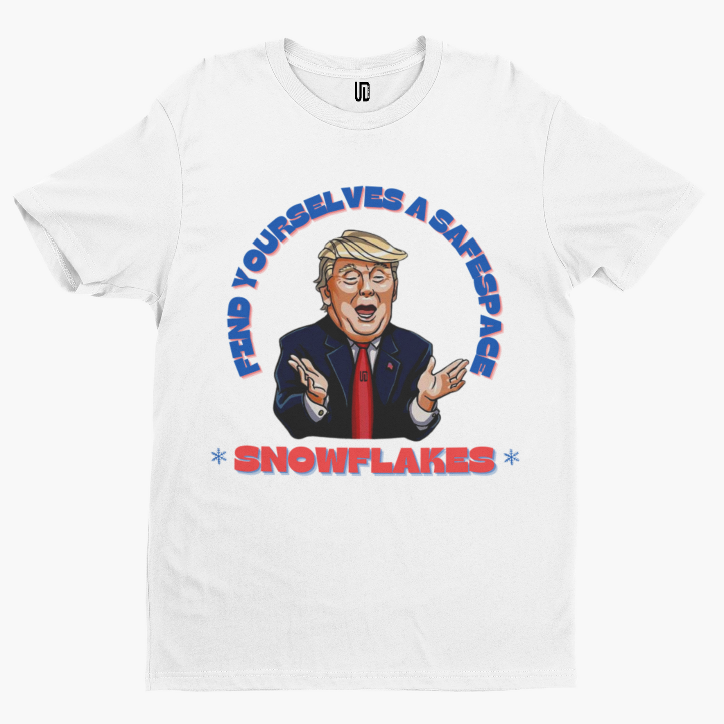 Trump Snowflakes T-Shirt -Funny Politics USA Retro Don 2024 Great Biden Election