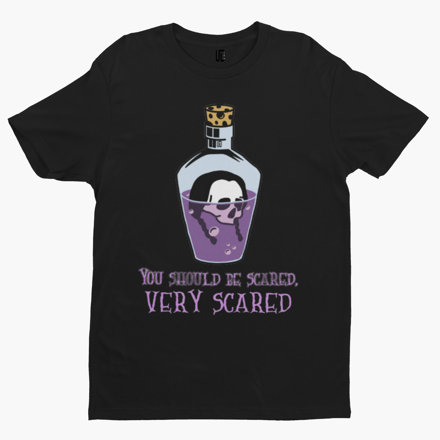 Wednesday You Should Be Scared T-Shirt - Film TV Funny Art Horror Halloween