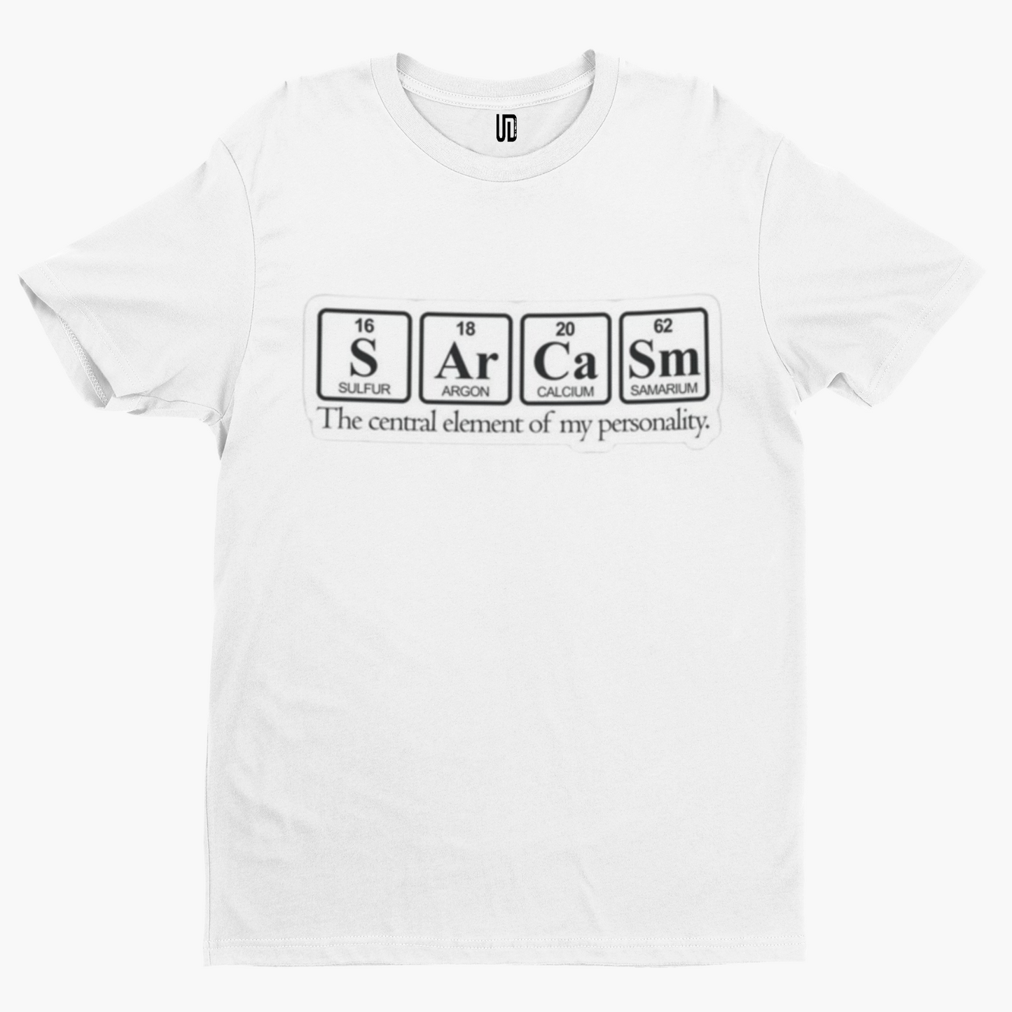 Sarcasm Elements T-Shirt - Adult Xmas Funny Comedy Retro UK Sarcastic