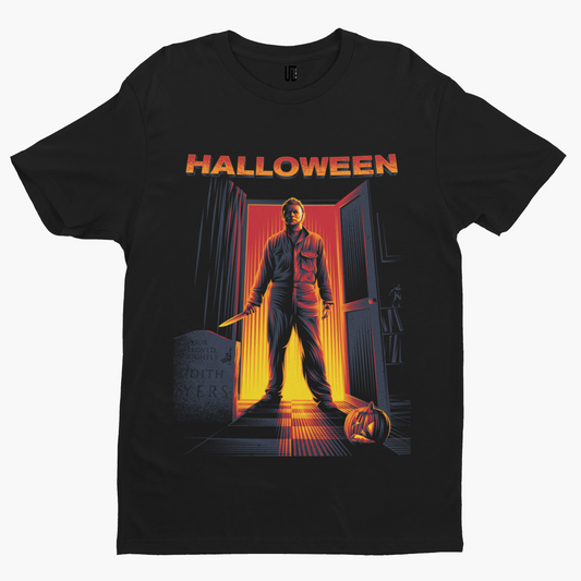 Halloween T-Shirt - Film TV Funny Horror Halloween Action Retro Comic