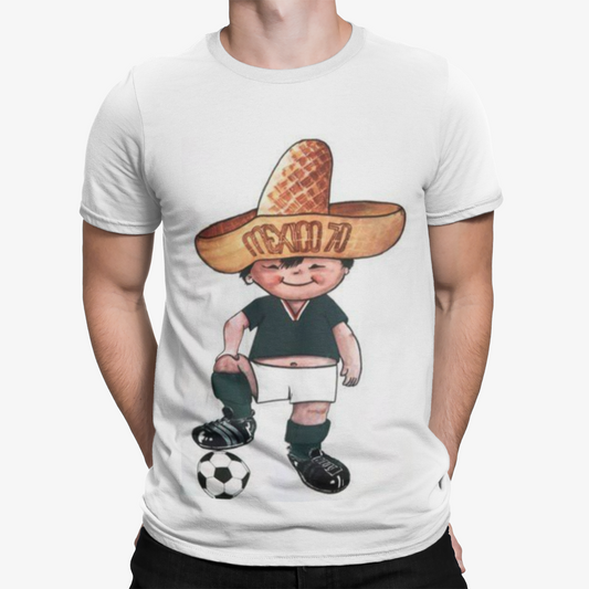 Mexico Kid Logo  T-Shirt - Football Sport Iconic Diego Legend World Cup Retro
