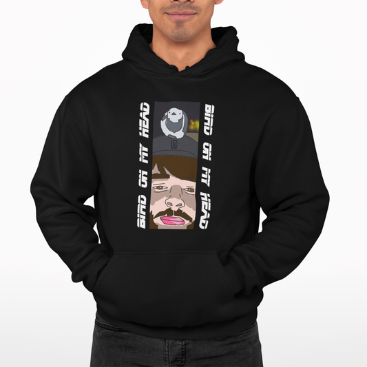 Bird On My Head Hoodie - Unique Designs UK Scouse Meme Collection Liverpool
