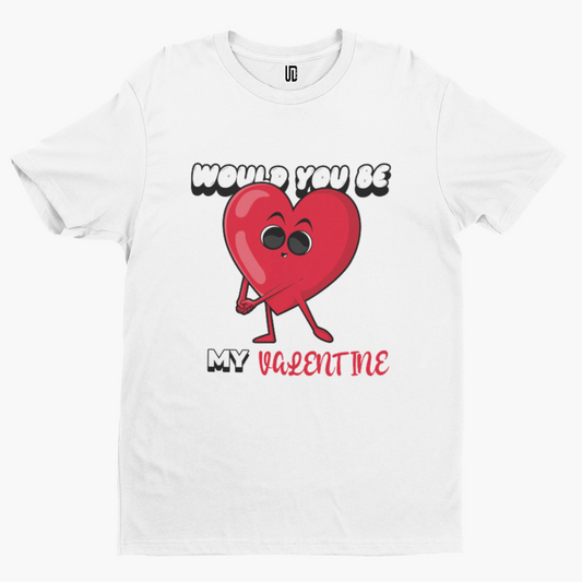 Be My Valentine T-Shirt - Funny Cool Comedy Cartoon Anti Valentines Day