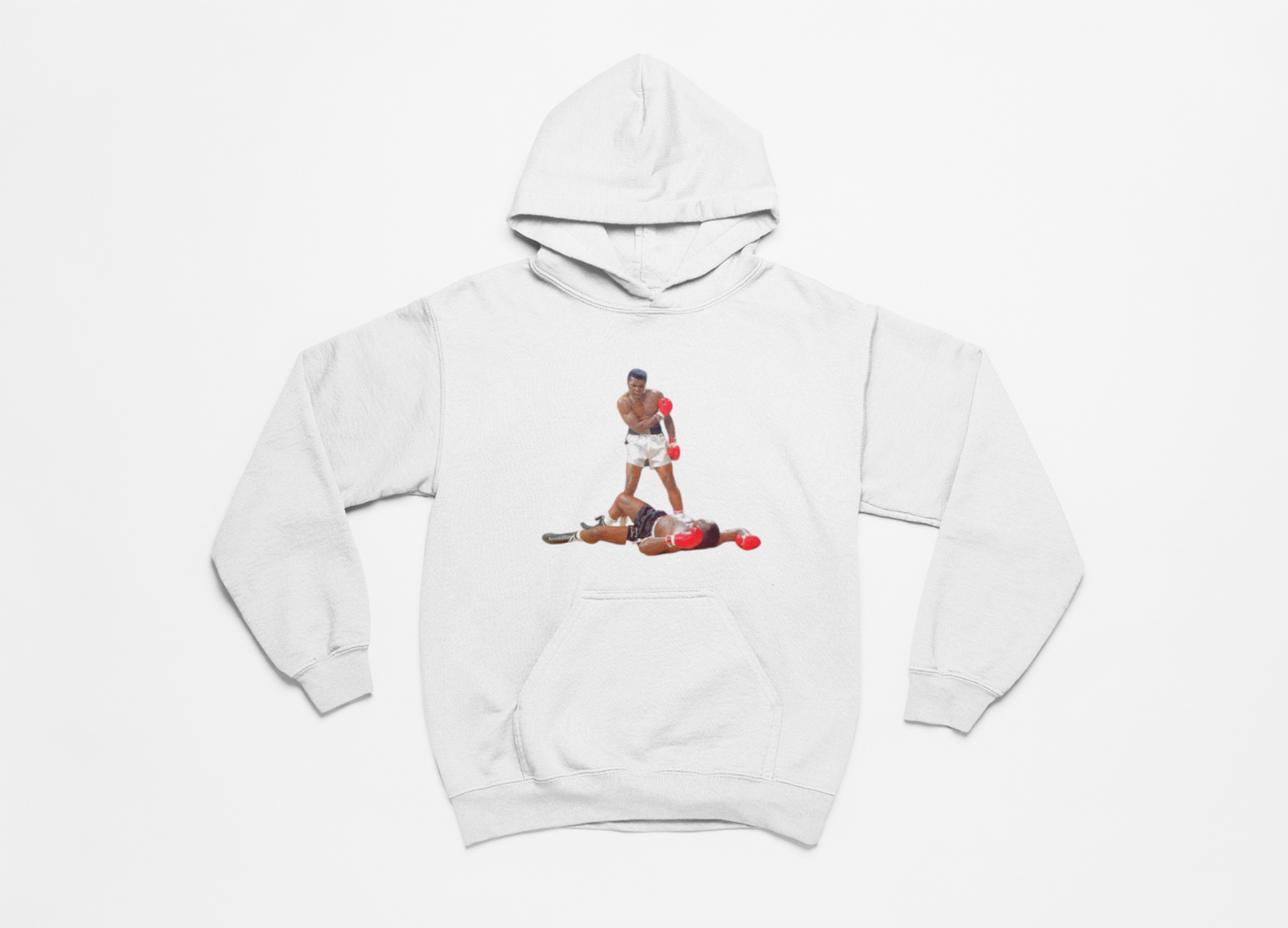 Muhammed Ali Knockout Hoodie - Cassius Clay Boxing Sport Retro Design Cool