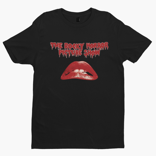 Rocky Horror Picture Show Lips T-Shirt -Movie Retro Film 80s Halloween UK