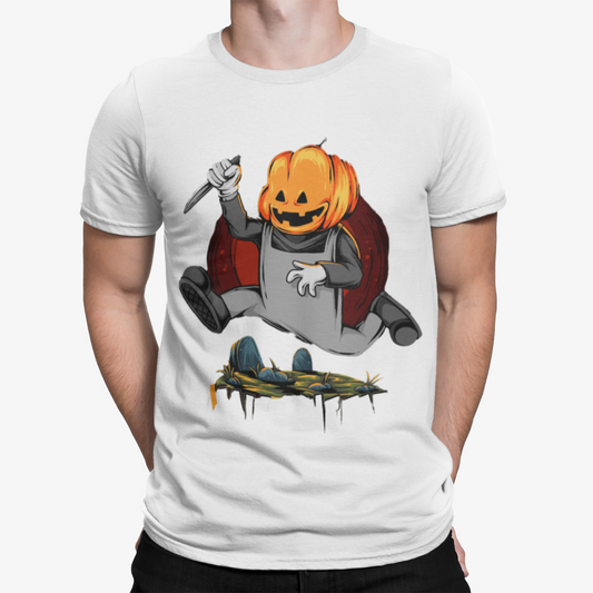 Pumpkin Halloween T-Shirt -Movie Horror Halloween Film Retro Scary 2