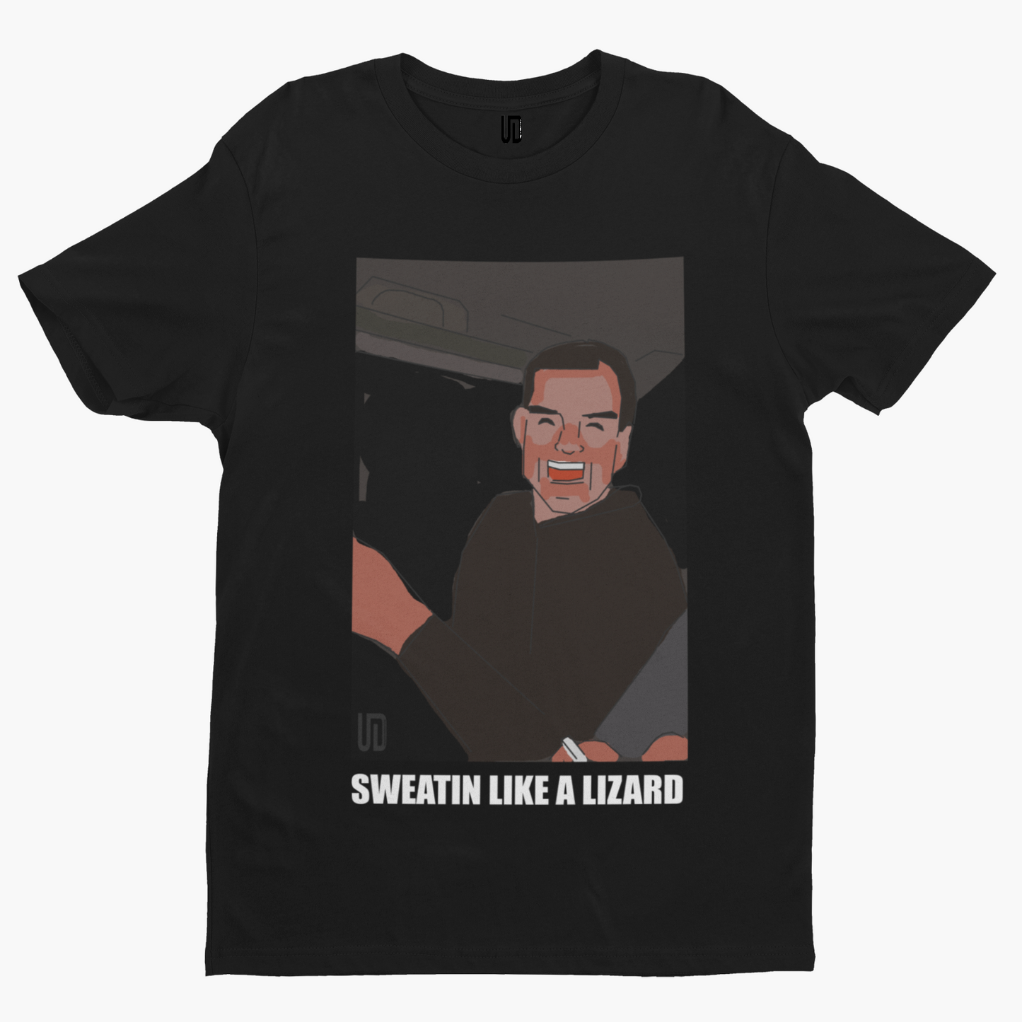 Sweatin' Lizard T-Shirt - Unique Designs UK Scouse Meme Collection Liverpool