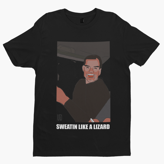 Sweatin' Lizard T-Shirt - Unique Designs UK Scouse Meme Collection Liverpool