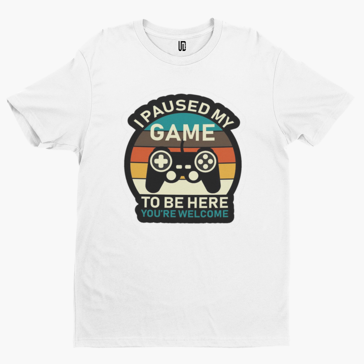 Paused My Game T-Shirt - Comedy Funny Film Gift Film Movie TV Gamer Novelty