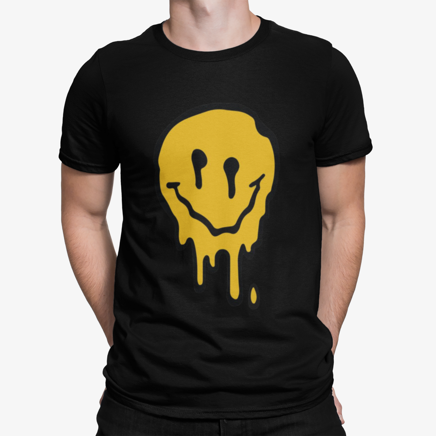 Melting Smile T-Shirt - Retro - Trippy - Festival - Rave - Music - Drugs