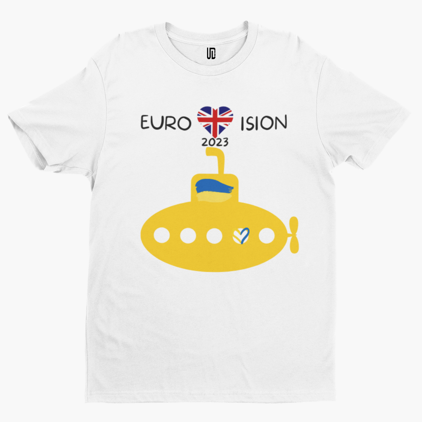 Eurovision Submarine T-Shirt - Euro Contest Singers UK Liverpool Ukraine