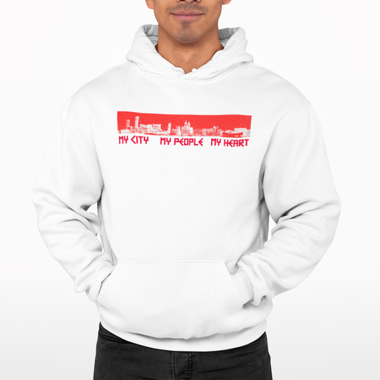 My City My People Hoodie - Unique Designs UK Scouse Meme Collection Liverpool
